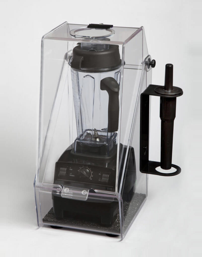 Blender and Juicer Sound Enclosure with Fliptop Lid Whisper Blend